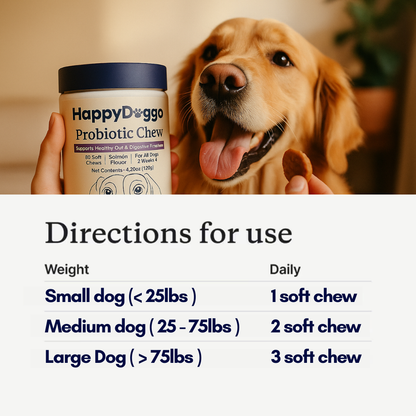 HappyDoggo Probiotic Chews